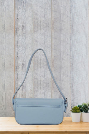 Women'S Bebe Blue Cover Baguette Bag