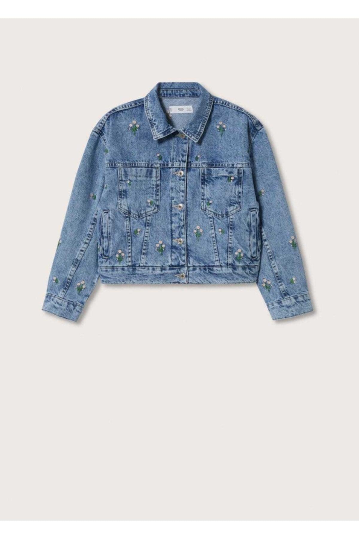 Embroidered Denim Jacket - Swordslife