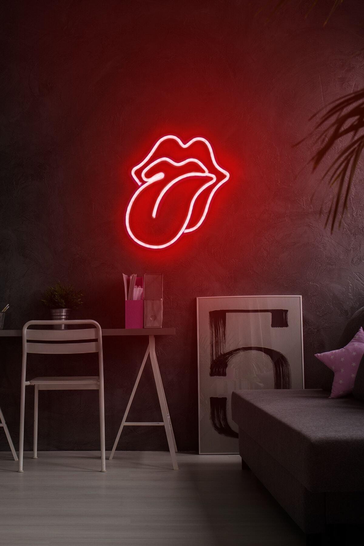 Neongraph Neon Led Graffiti Decorative Illuminated Night Light Wall Art The Rolling Stones - Swordslife