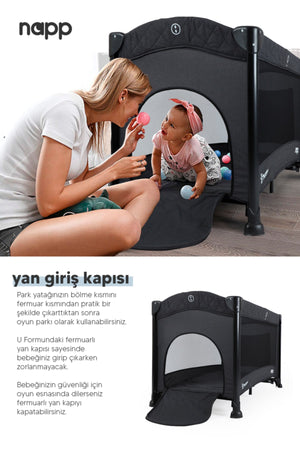Napp 8 In 1 Anne Yani Park Bed Playpen And Bed