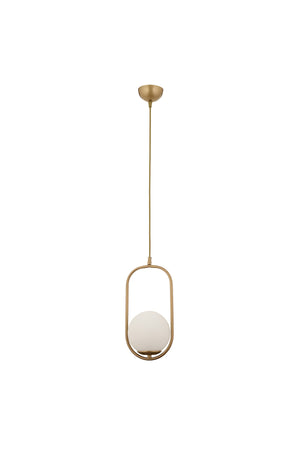 Lorin Single Antique Pendant Lamp White Glass Modern Pendant Lamp Kitchen Living Room Pendant Lamp Chandelier