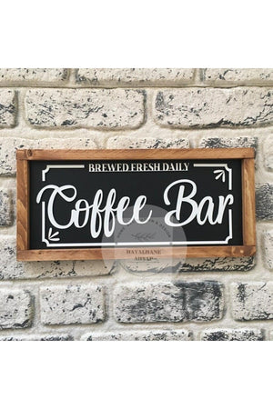 3d Coffee Corner Coffee Bar Wooden Table - Swordslife