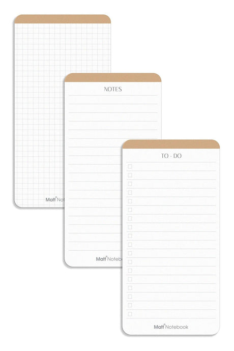 3 Pcs Desktop Planner Memo Pad Set To Do