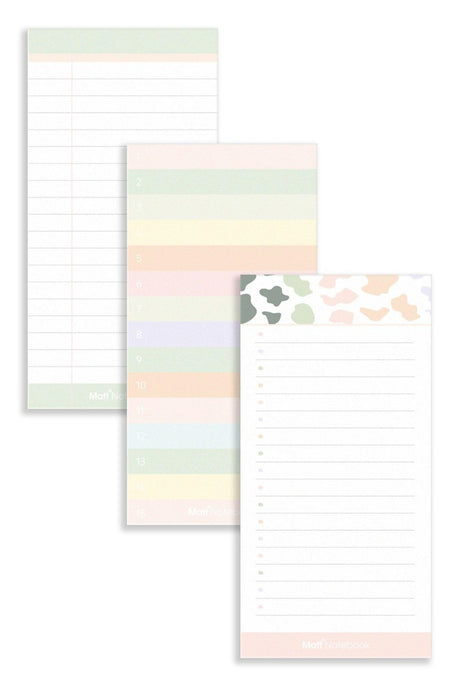 Set of 3 Desktop Planner Notepads