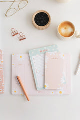 3 Pcs Desktop Planner Set Daisy