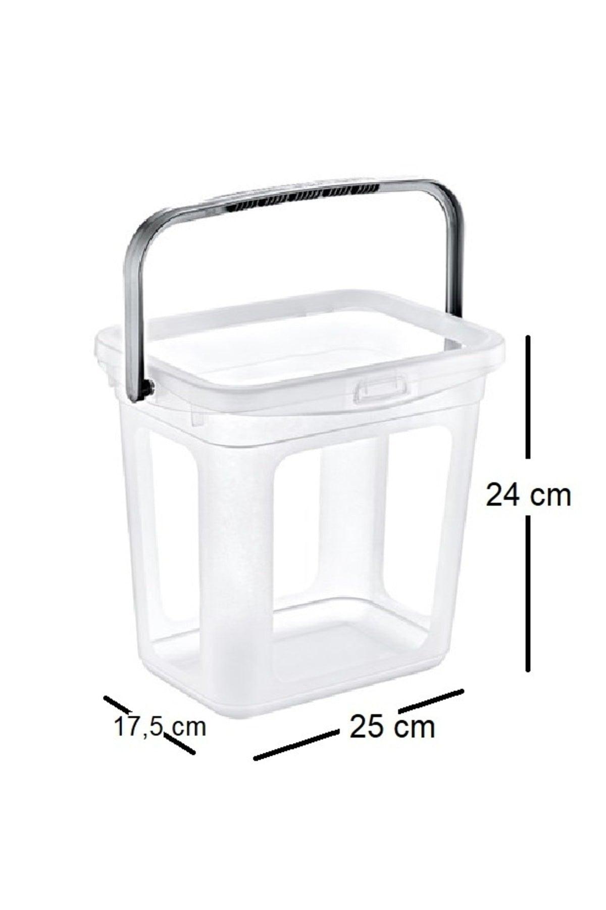 4 Pcs Flour And Legumes Container 6 Liter - Transparent Storage Container - Swordslife