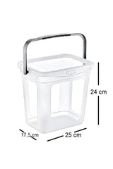 4 Pcs Flour And Legumes Container 6 Liter - Transparent Storage Container - Swordslife