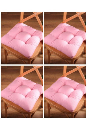 4 Lux Pofidik Pink Chair Cushion Special Stitched Laced 40x40cm - Swordslife