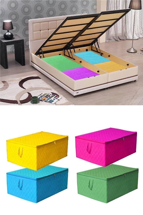 4 Pieces Base And Sofa Bed Type Storage Bag 64 X 45 X 22 Cm - Swordslife