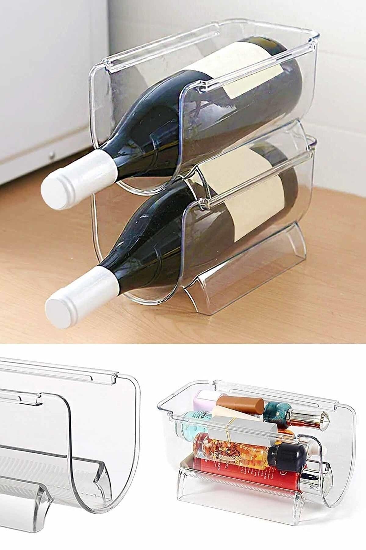 4 Pcs Decobella Soft Drink Bottle Shelf for Refrigerator - Swordslife