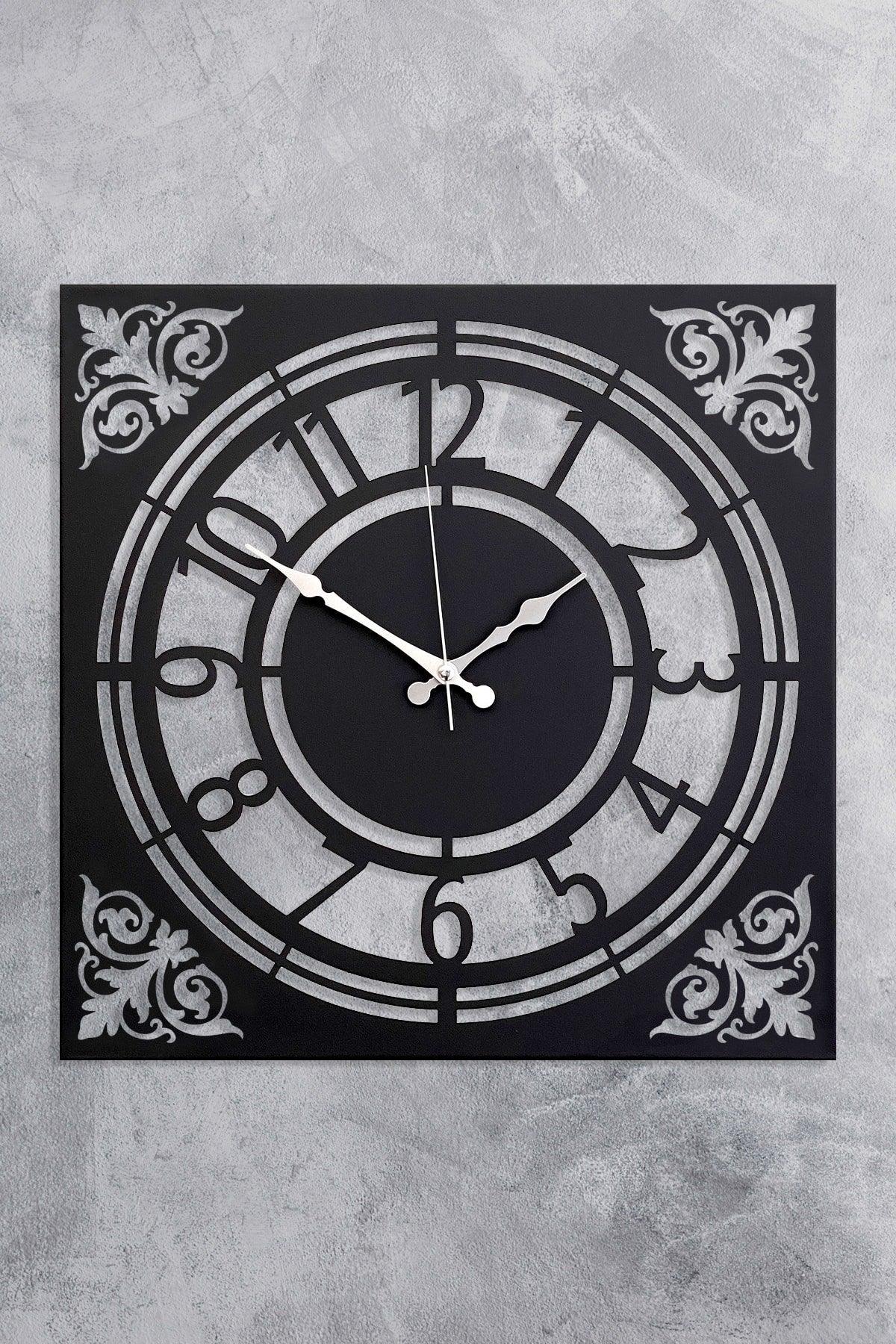 41 Cm Metal Material Flowing Seconds Silent Mechanism Decorative Wall Clock - Swordslife