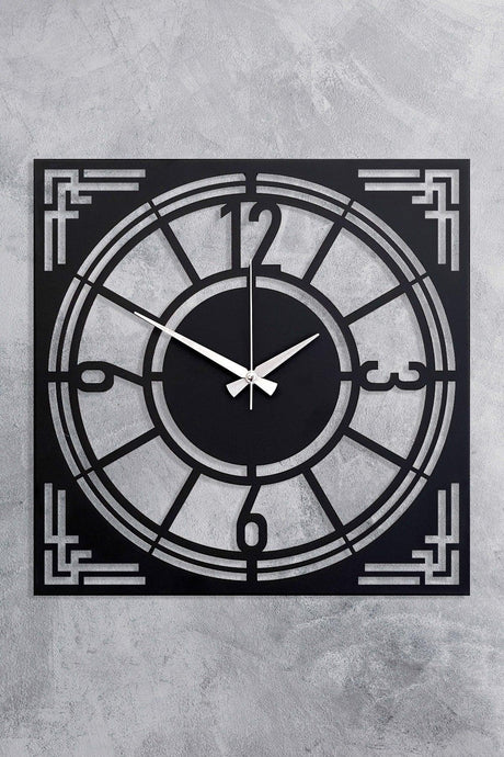 41 Cm Metal Material Flowing Seconds Silent Mechanism Decorative Wall Clock - Swordslife