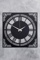 41 Cm Metal Material Flowing Seconds Silent Mechanism Decorative Wall Clock - Swordslife