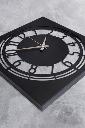 41 Cm Metal Material Flowing Seconds Silent Mechanism Decorative Wall Clock - Swordslife