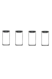 43736 Vacuum Glass Jar - Glass Supply Storage Container 4 Pcs Gray Fma55510 010oa - Swordslife