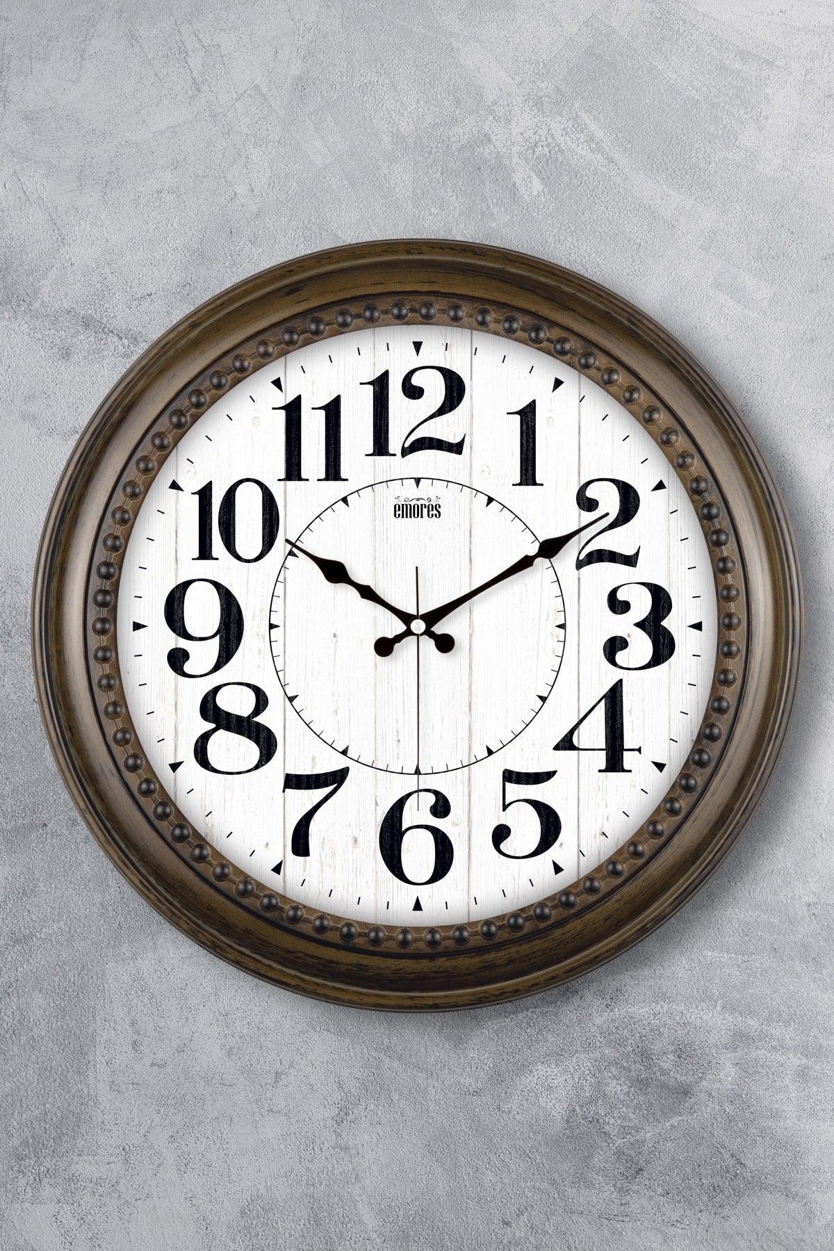 46 Cm Flowing Seconds Silent Mechanism Decorative Wall Clock - Swordslife