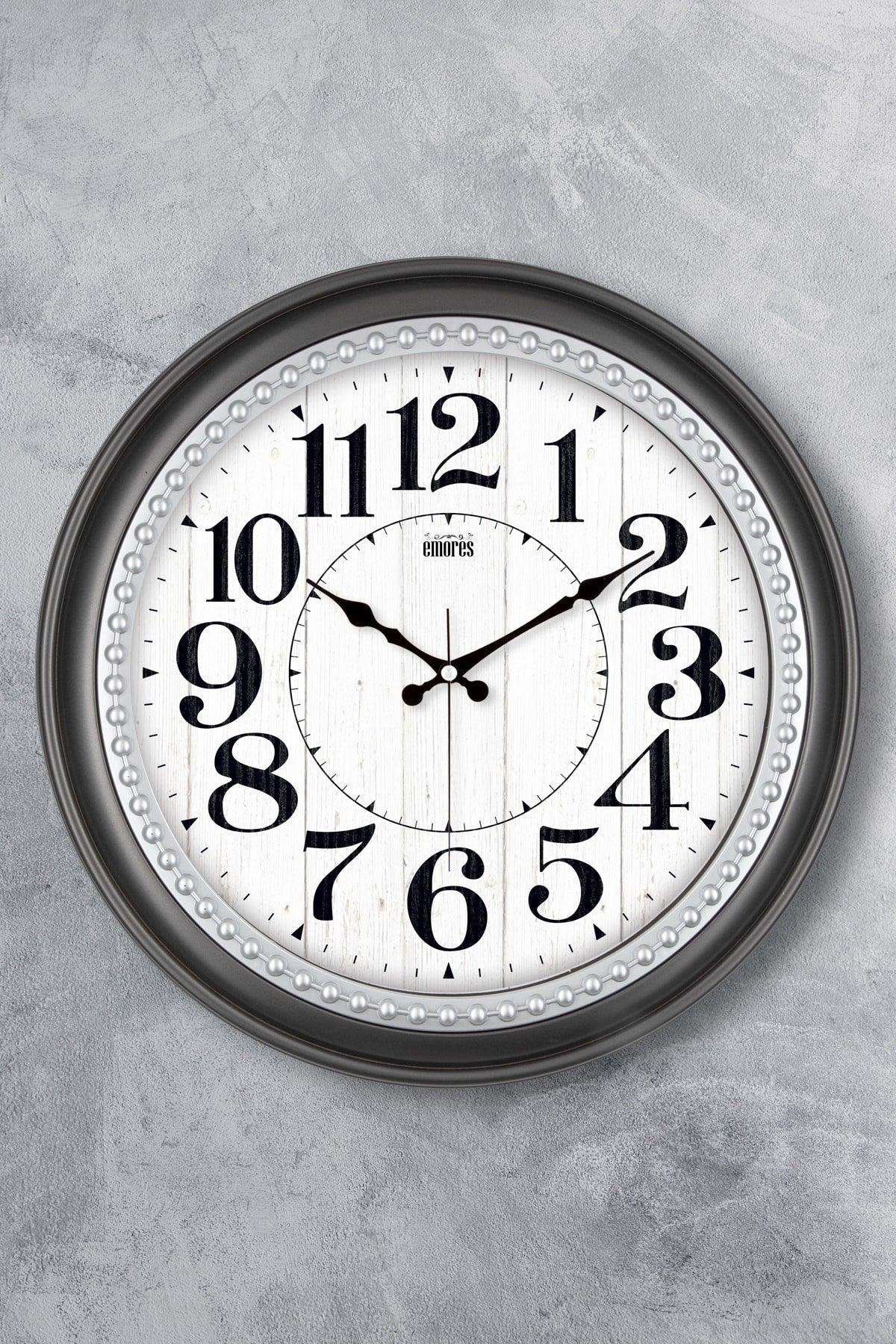 46 Cm Flowing Seconds Silent Mechanism Decorative Wall Clock - Swordslife