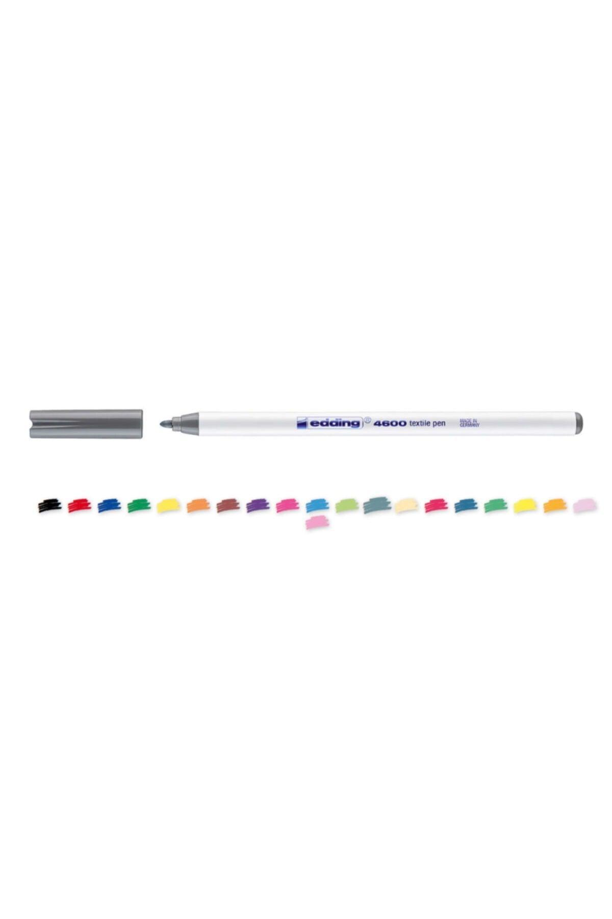 4600 Fabric Coloring Pen 1.0mm Gray