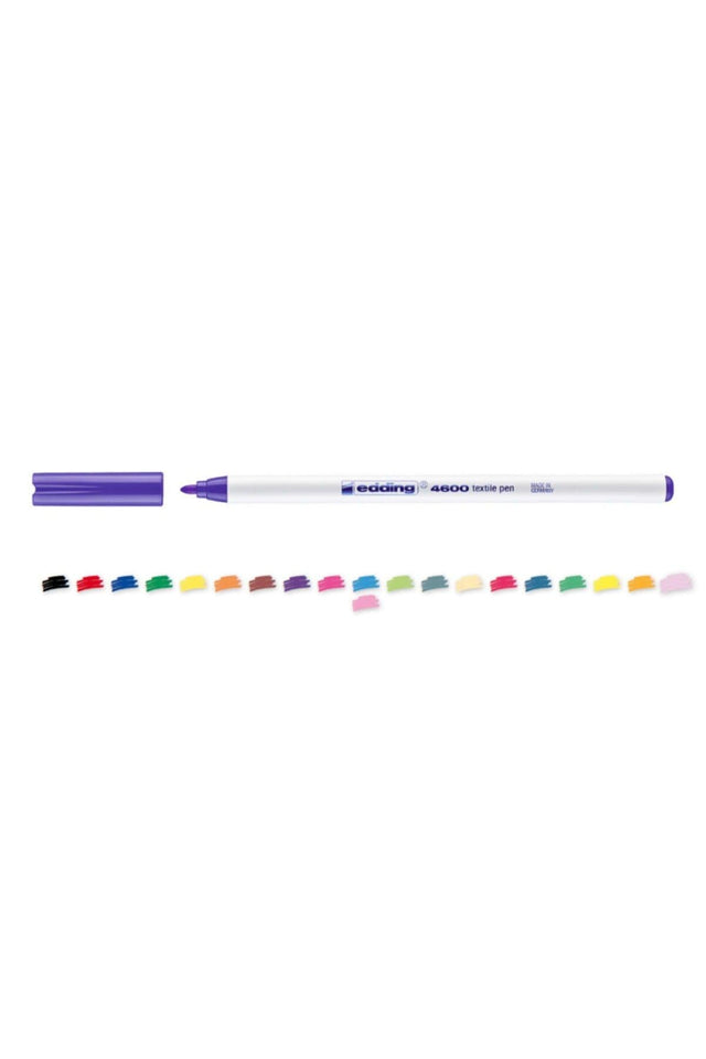 4600 Fabric Coloring Pen 1.0mm Highlighter Purple