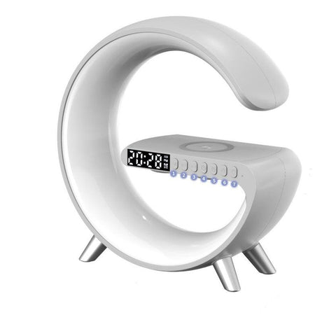 Intelligent Atmosphere Lamp Bluetooth Speaker Wireless Charger Bedside Lamp Sunrise Wake-up Lamp Polar Lamp Alarm Clock - Swordslife