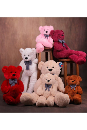 Toy 80 Cm Big Teddy Teddy With Bow Tie Pink