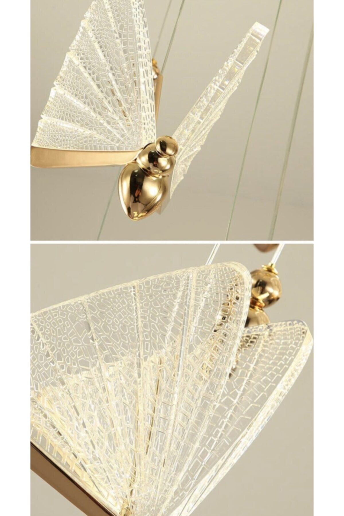 Elegance Modern Butterfly Design Pendant Lamp Led Chandelier With Large Size Ceiling Spotlight Great Visual