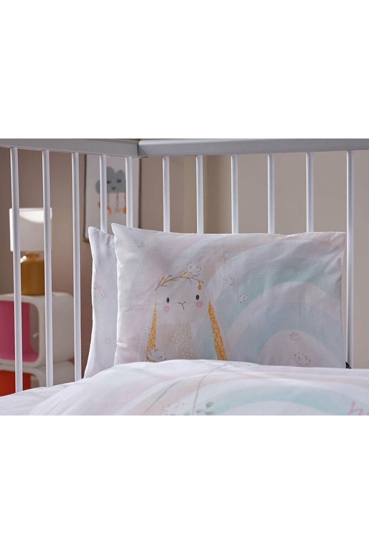 Embroidered Baby Bedding Set Little Bunny Baby - Yellow