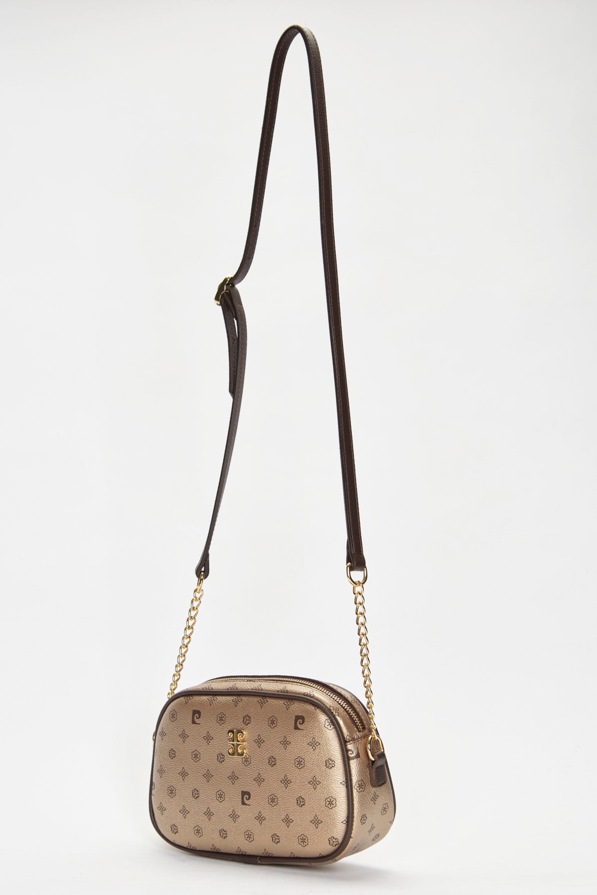 Gold Monogram Women's Shoulder Bag 05PO22Y1543