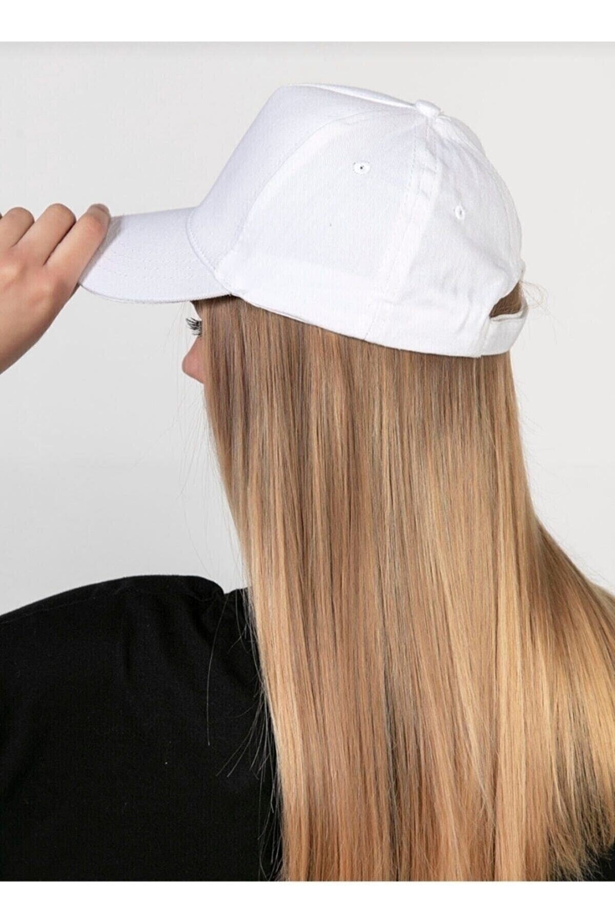 Adjustable Men's-Women's Plain Sports Hat with Velcro Back