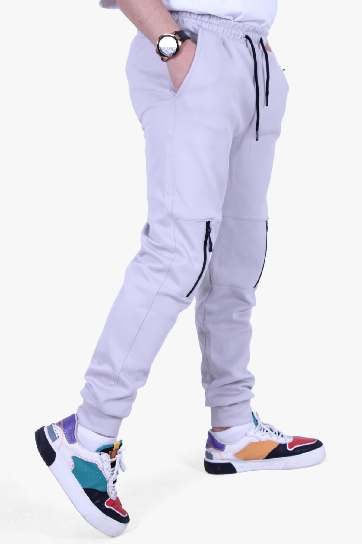 SML-XL-XXL TEXT PRINTED SLIM FIT MEN'S Sweatpants