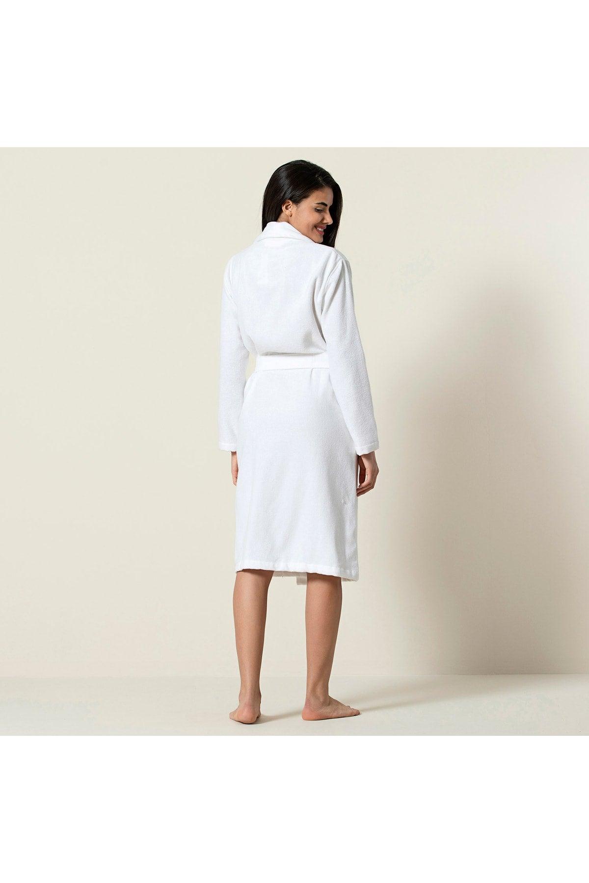 Arnau Women's Bathrobe White - Swordslife