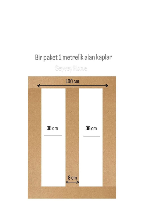 Nordic Wall Lath 1 Pack (5 Pieces) 100×8 Cm Decorative Mdf Wall Lath - Swordslife