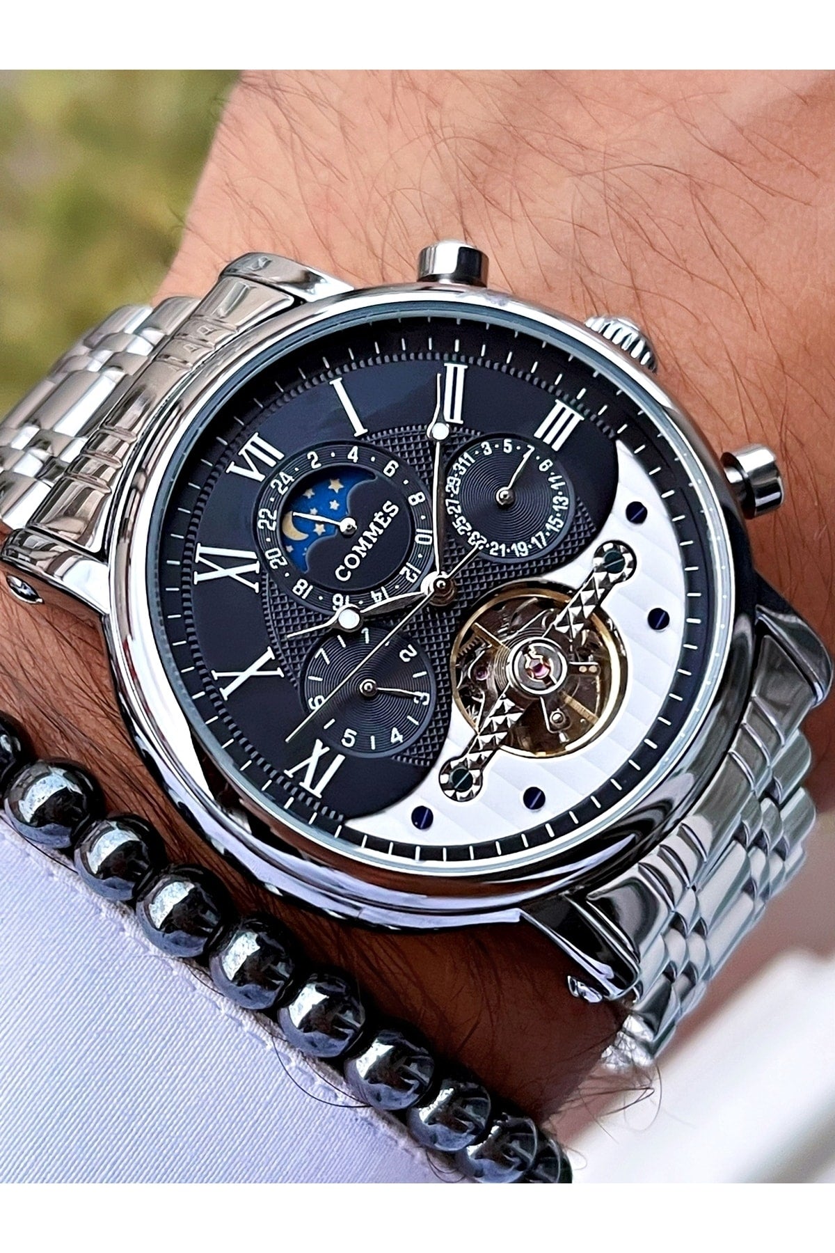 Time Automatic Movement Luxury Men'S Wristwatch
