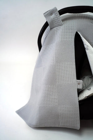 Gray Mickey Mouse Stroller Cover And Cushion