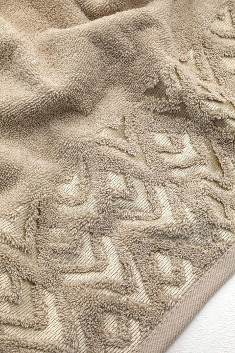 Fiesta Elite Cotton 6 Pieces Family Bathrobe Set - Ecru - Beige Elite1 - Swordslife
