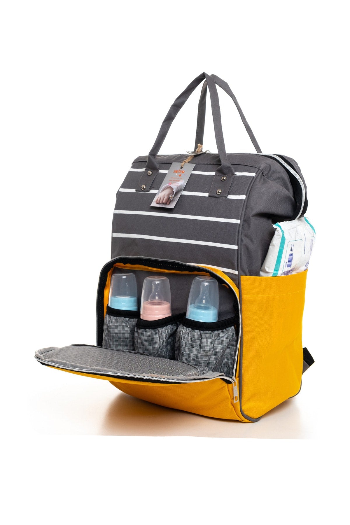 5 Piece Maternity Set (Baby Care Backpack, Hospital Exit, Chickpea Blanket, 10 Wipes And 3 Socks)