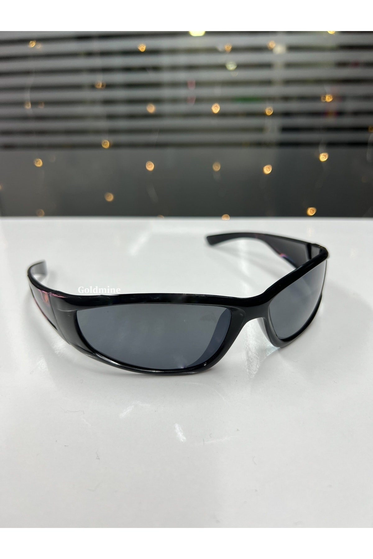 Framed Millennium Y2K Unisex Design Sunglasses Black - Black