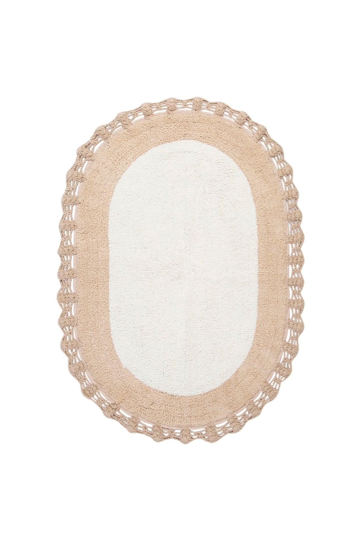 Bianca 100% Cotton Bath Mat Ecru 40x60+60x90 - Swordslife