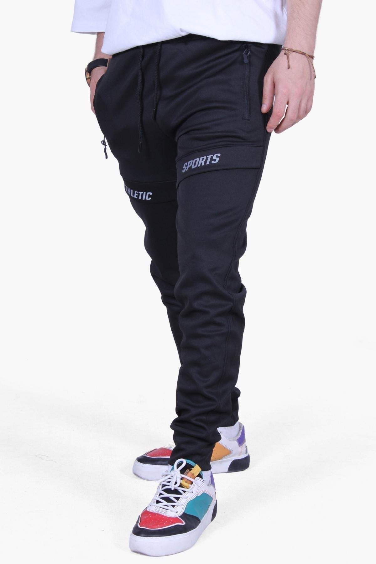 Sml-Xl-Xxl Slim Fit Printed Scuba Men'S Sweatpants