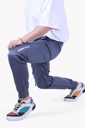 Sml-Xl-Xxl Slim Fit Fyk Printed Scuba Men'S Sweatpants
