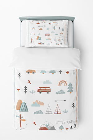 Cute Nature Patterned Clouds Duvet Cover Set Tlan-057