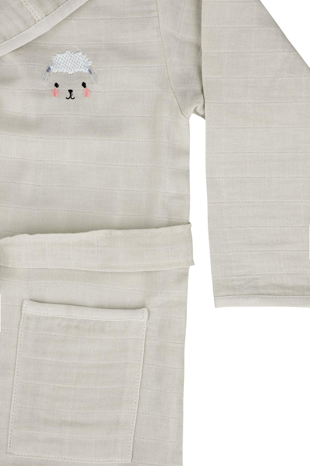 Lamb Kids Muslin Bathrobe - Swordslife