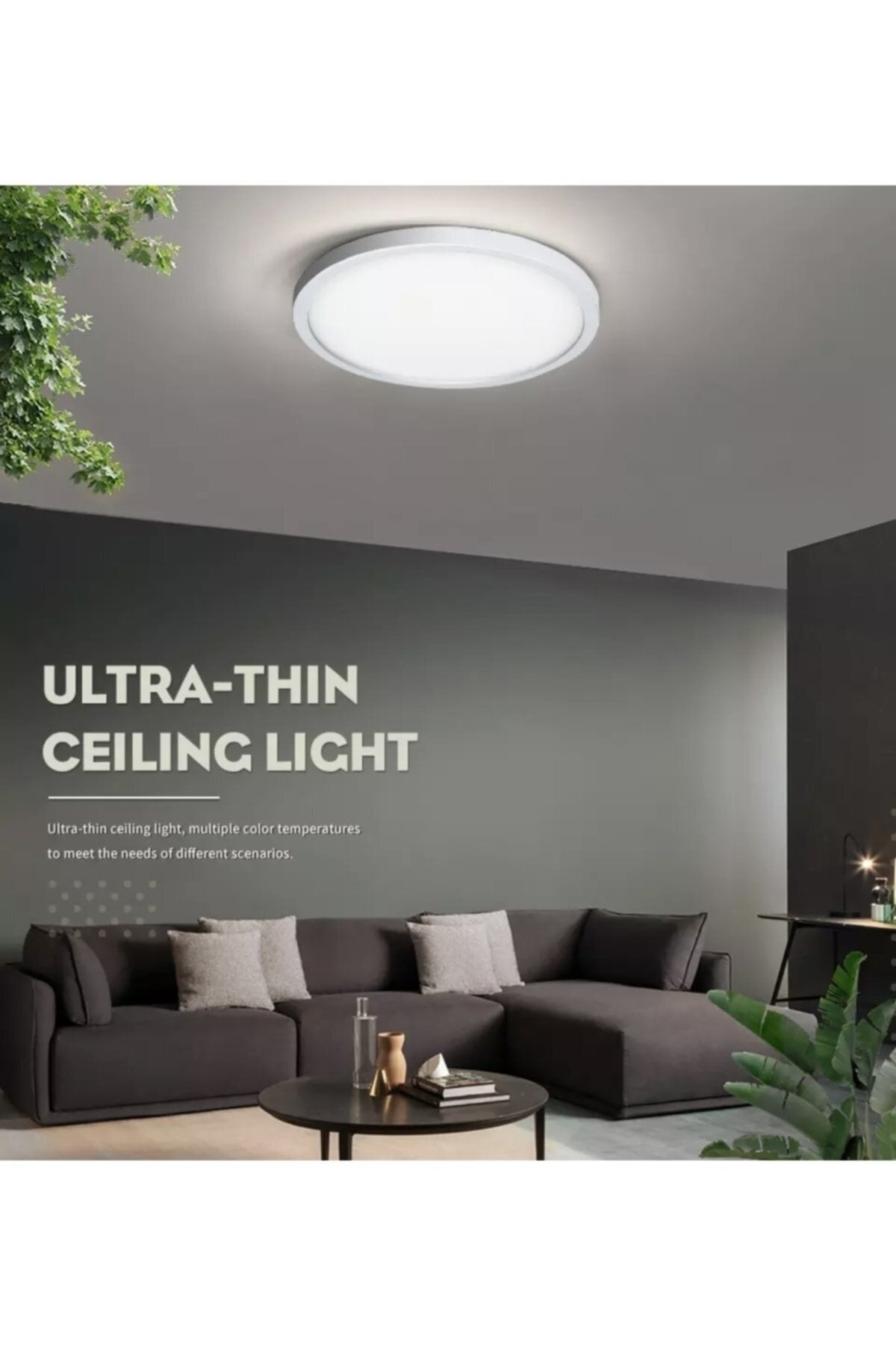 Modern Led Chandelier Zero To Ceiling Led Chandelier Panel Light 6400K White Light