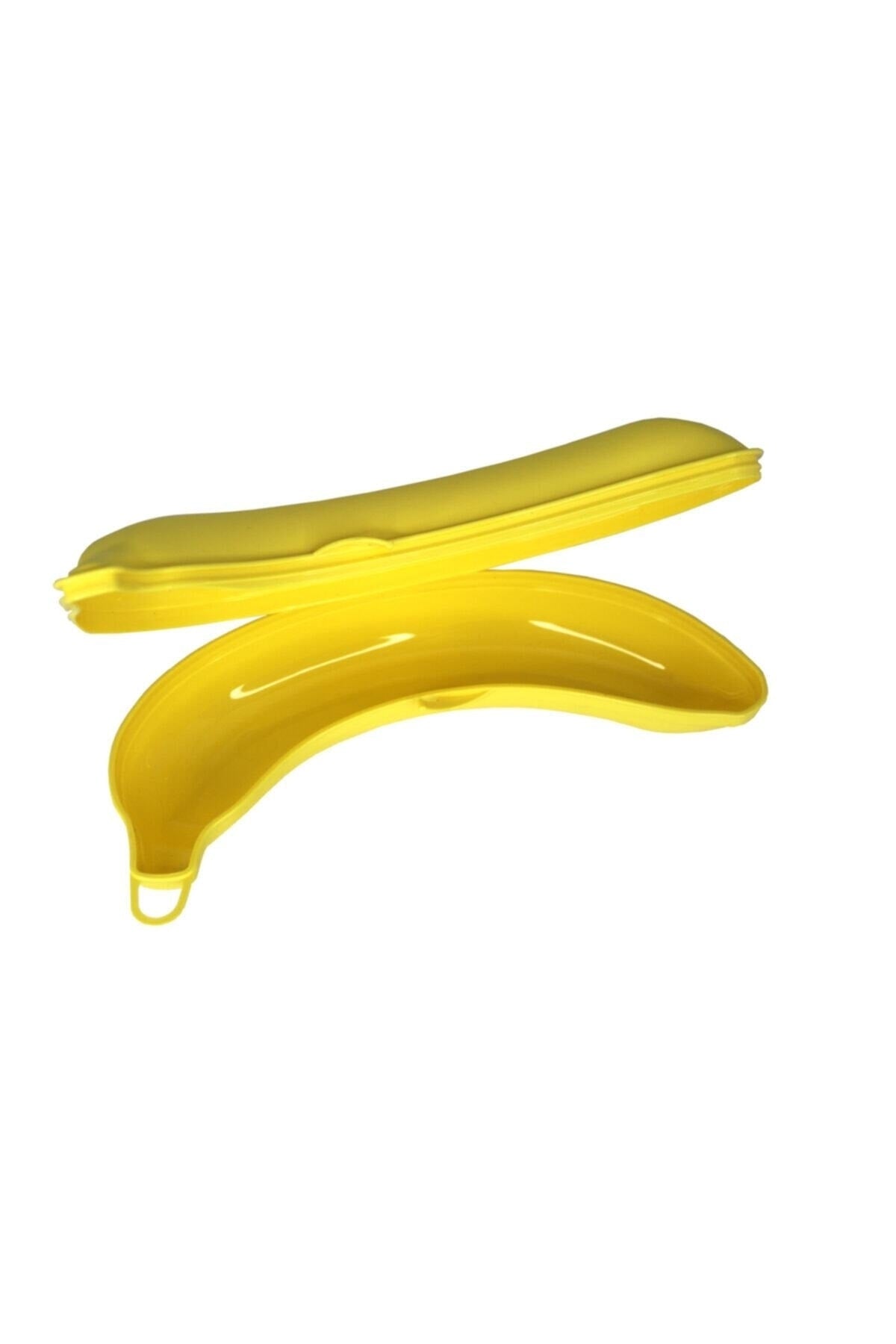 2-Piece Banana Shaped 500Ml Storage Container Nutrition Container Storage Box