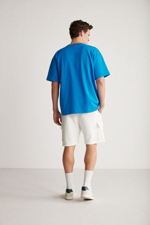 Jett Oversize Sax Blue T-Shirt