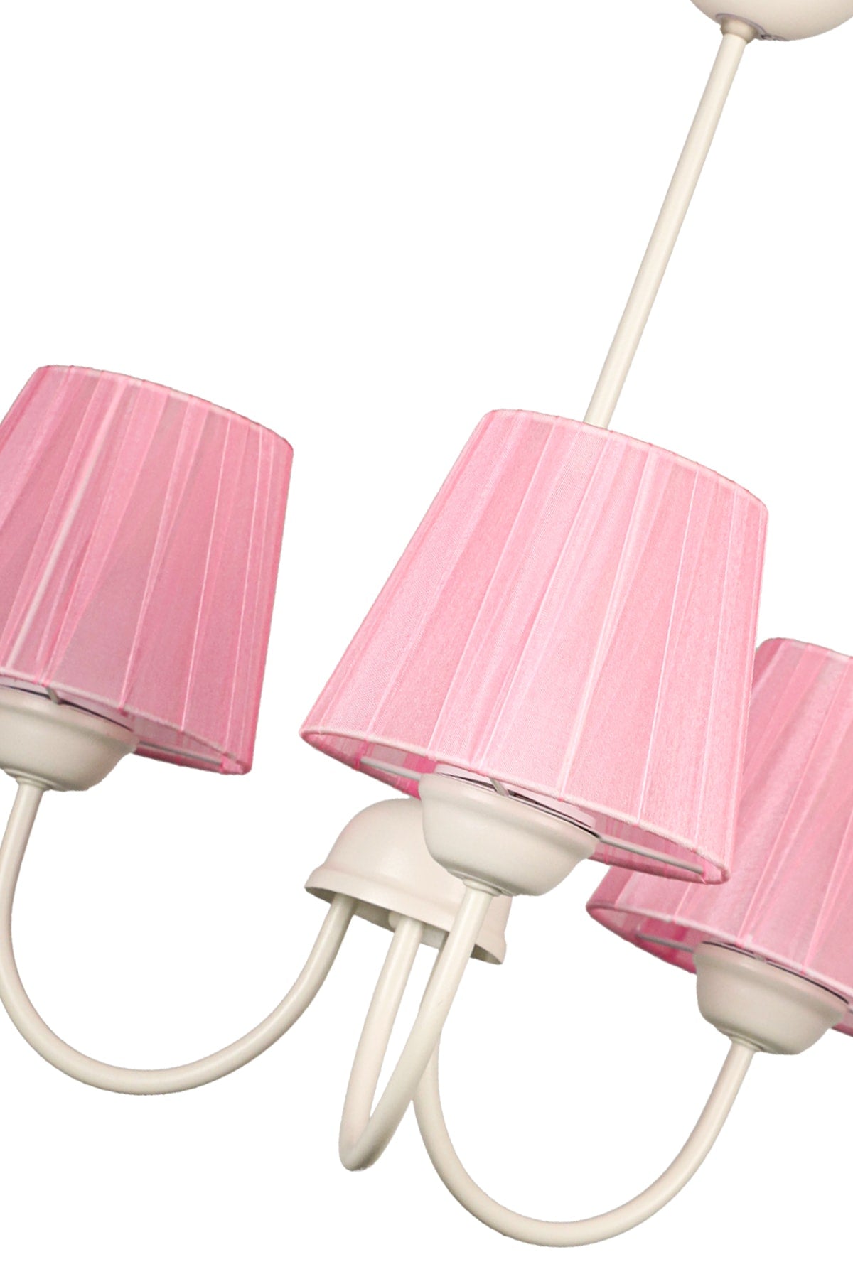 Ova 3Rd Chandelier White Dark Pink Hat
