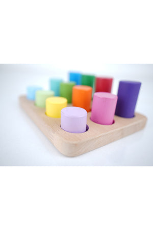 Cylinders With Montessori Matching Table