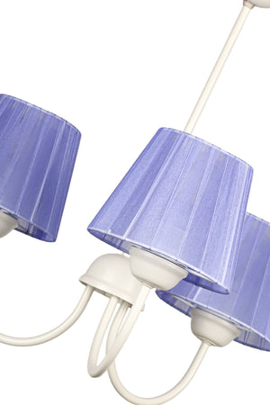 Ova 3Rd Chandelier White Lilac Hat