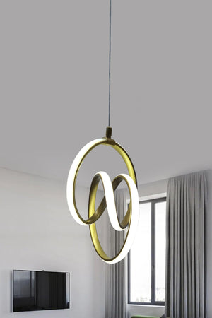 Modern Pendant Lamp Gold Case White Light Led Chandelier 1 Year Warranty Led Chandelier