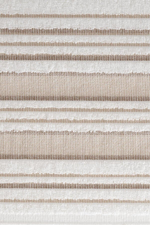 50x90 + 70x140 Cm | Fringe Detailed | 100% Cotton | Vip Brown | Bath Towel Set - Swordslife